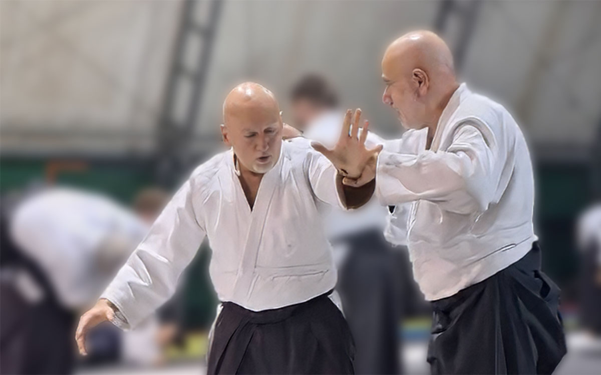Pratica di aikido al dojo Fuji No Hana di Napoli